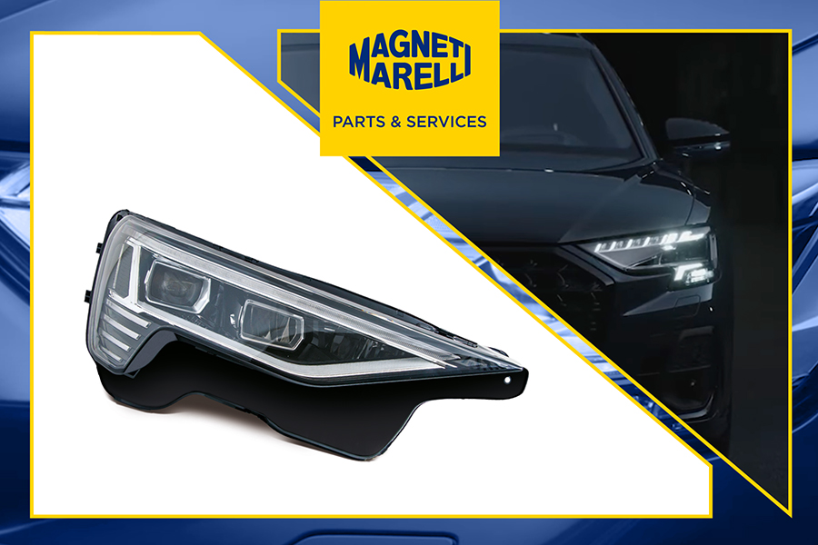 Projecteur Magneti Marelli : pièce d'éclairage d'origine pour l'automobile